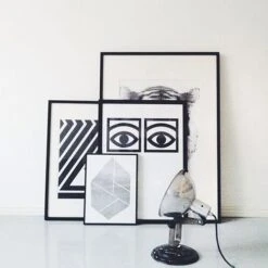 Ögon One Eye Poster A4 -Meubel Serie Winkel olle eksell ogon cacao one eye poster a4 7