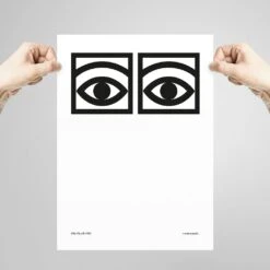 Ögon One Eye Poster A4 -Meubel Serie Winkel olle eksell ogon cacao one eye poster a4 8