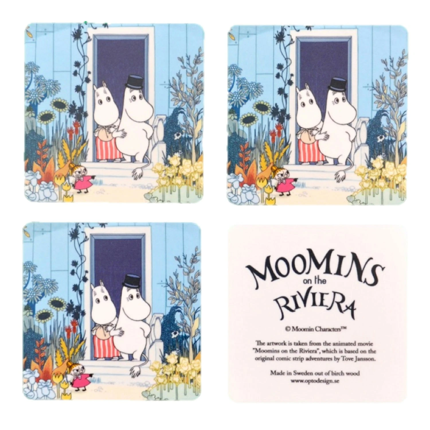 Moomin Doorstep Trivet 4-pack 2 Moomin Doorstep Trivet 4-pack - Afbeelding 2