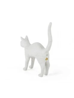 Seletti Jobby The Cat Lamp, Black/ White 11 Seletti Jobby The Cat Lamp, Black/ White -Meubel Serie Winkel seletti jobby the cat lamp white 12