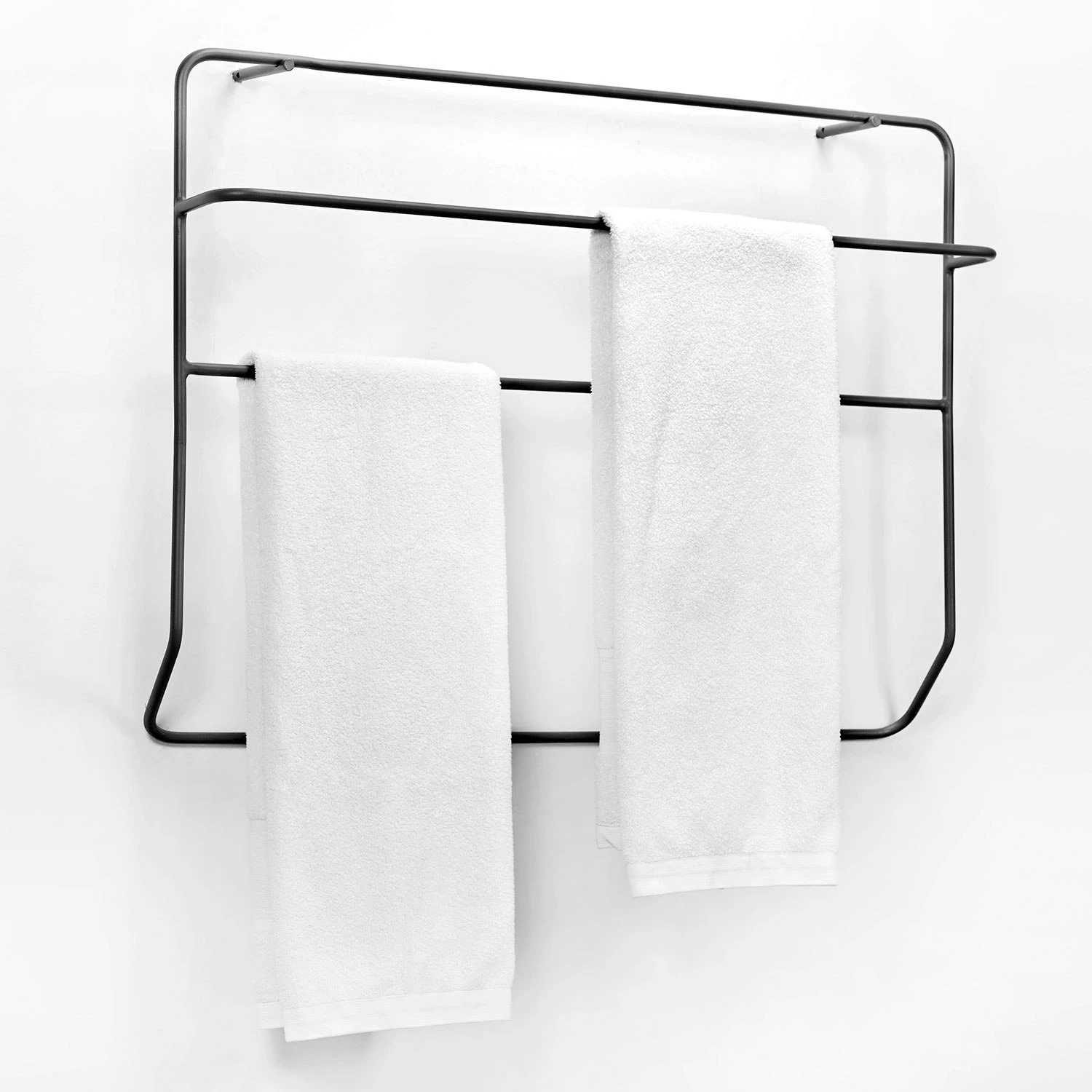 Serax Juno Wall Towel Rack, Black 2 Serax Juno Wall Towel Rack, Black - Afbeelding 2