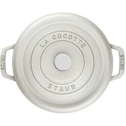 Staub Cocotte Rond, 26 Cm 5,2 L, Wit -Meubel Serie Winkel staub staub cocotte rond 13