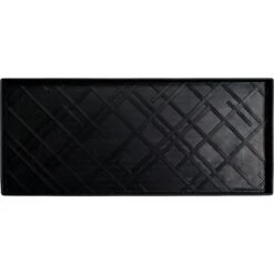 Lines Boot Tray 88x38 Cm, Black