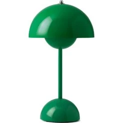 &Tradition Flowerpot VP9 Table Lamp Portable, Signal Green