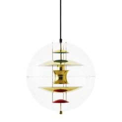 Verpan VP-Globe Pendant Ø40 Cm, Brass