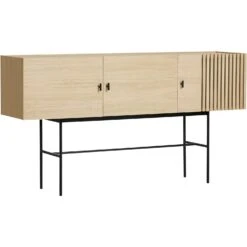 Woud ARRAY Dressoir 180 Cm, Wit Gepigmenteerd Eiken
