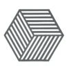 Zone Denmark Hexagon Trivet, Grey